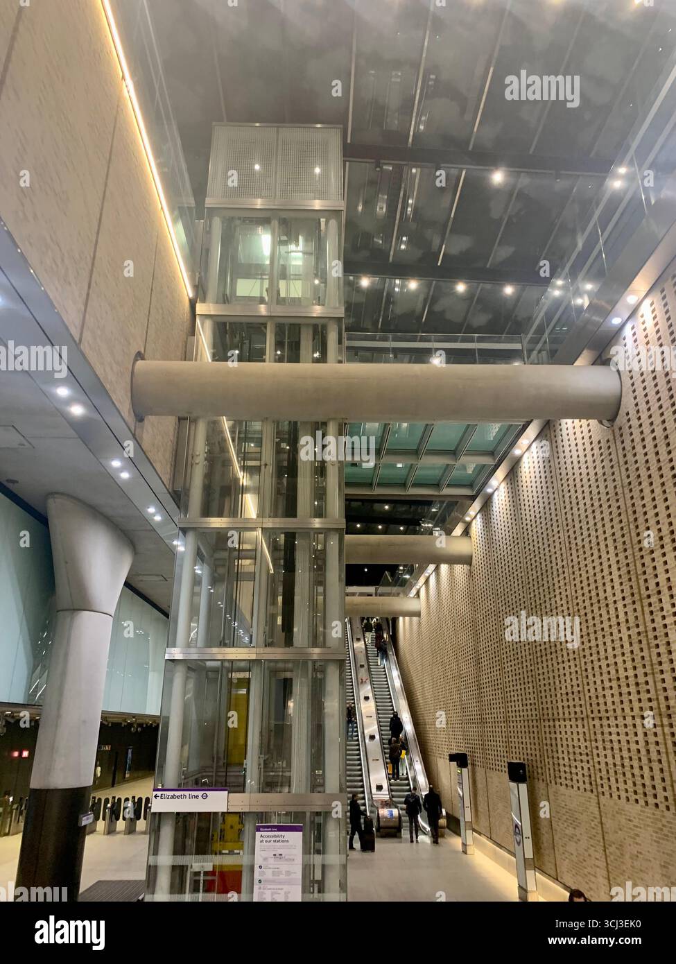 Paddington Underground station, London, UK - Smartphone Captured Stock Image