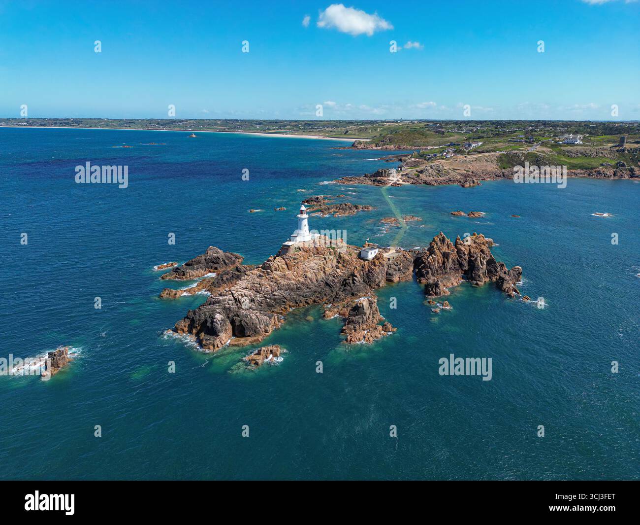 Jersey channel island aerial hi-res stock photography and images - Alamy