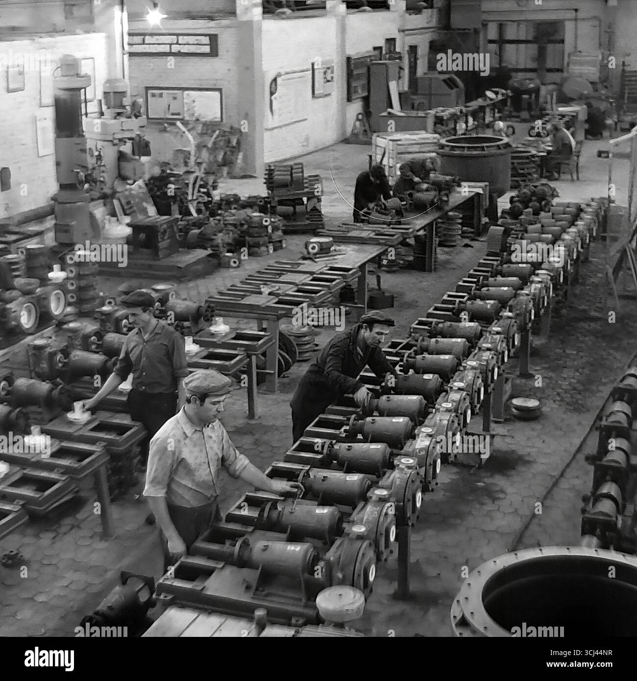 An assembly workshop at a machine-building plant (Slavtyazhmash or ...