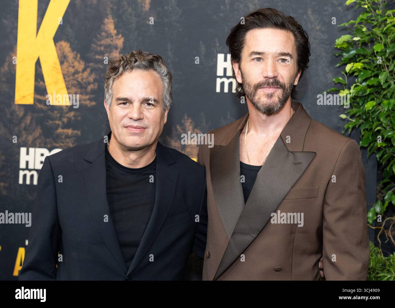 Tom Ruffalo Mark Ruffalo and Tom Pelphrey attend Premiere of HBO Original drama ...