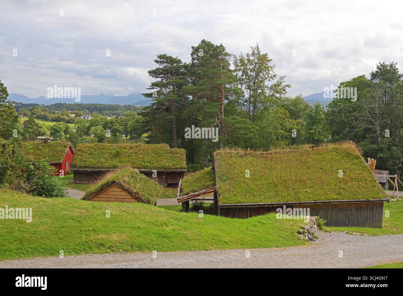 Alesund, Norway - August 01, 2024: Sunnmore Museum is an open air ...
