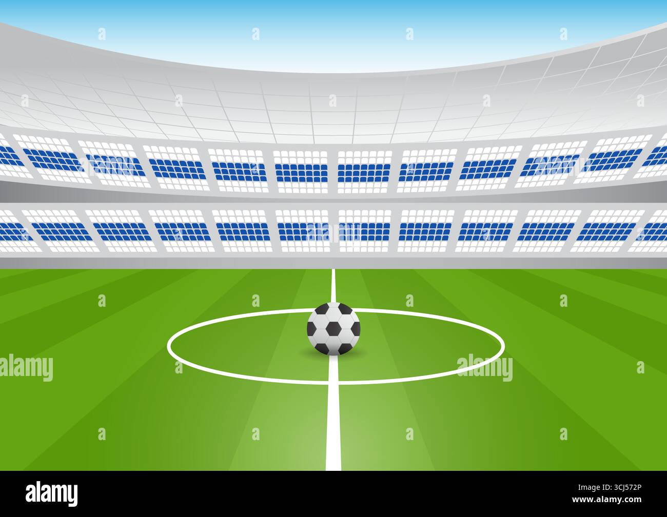 Football Stadium or Soccer Stadium. Football Field or Soccer Field ...