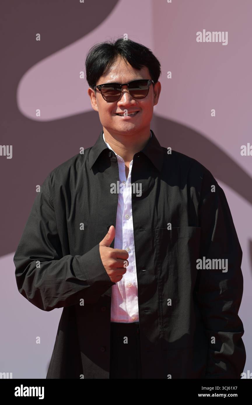 Venice, Italy. 5th September 2025. HUI JIA (Back Home) red carpet in ...