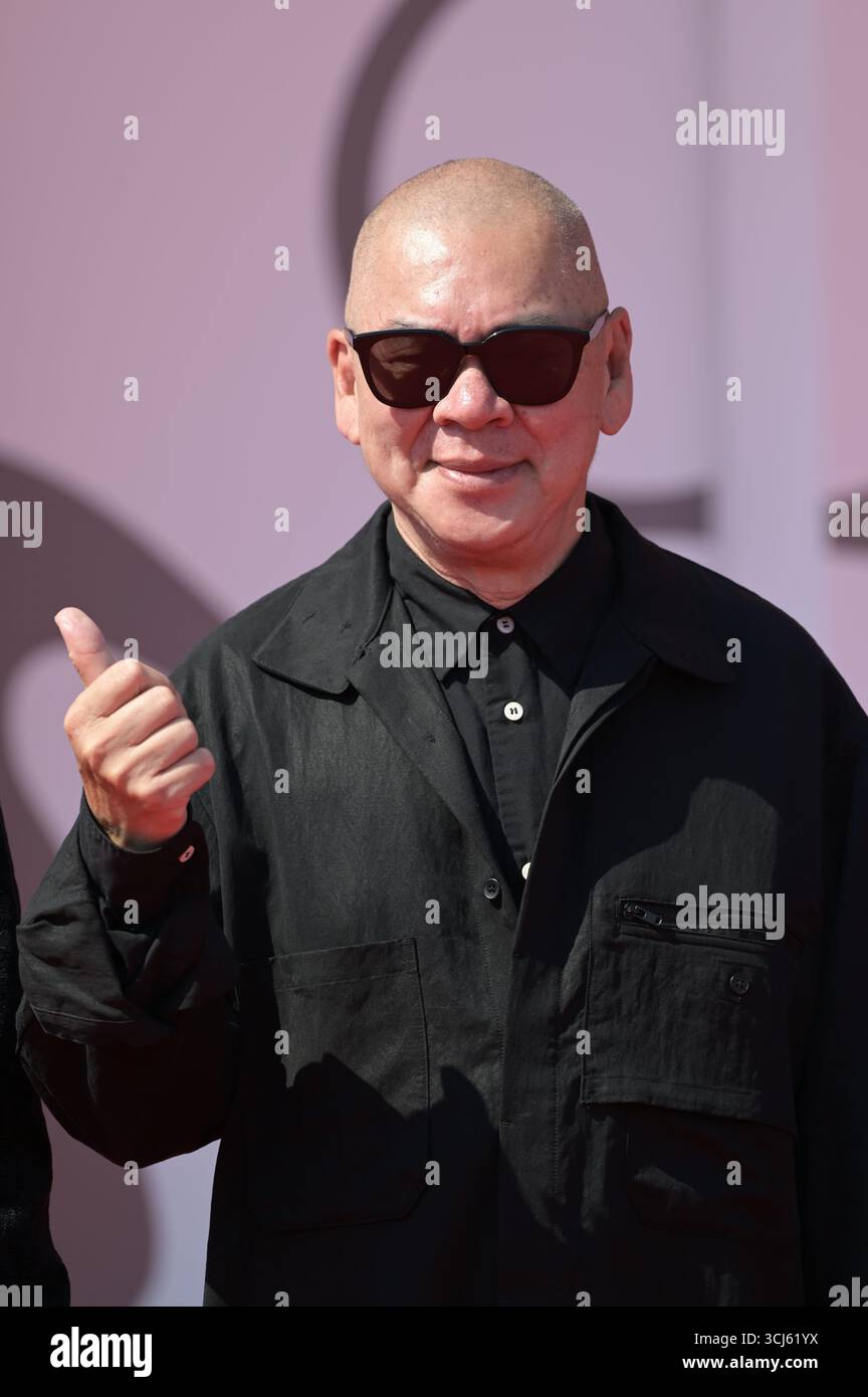 Venice, Italy. 5th September 2025. HUI JIA (Back Home) red carpet in ...