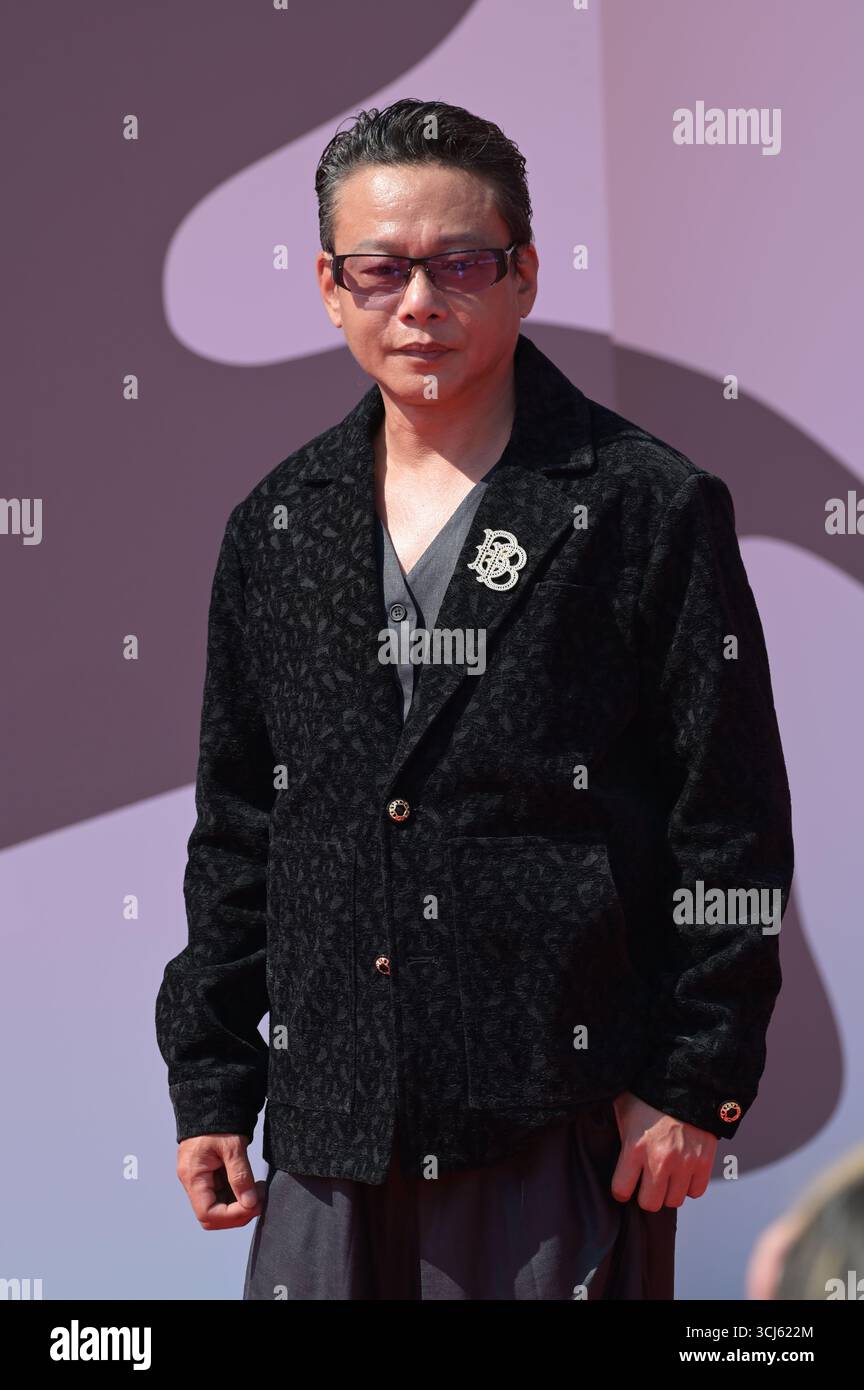 Venice, Italy. 5th September 2025. HUI JIA (Back Home) red carpet in ...