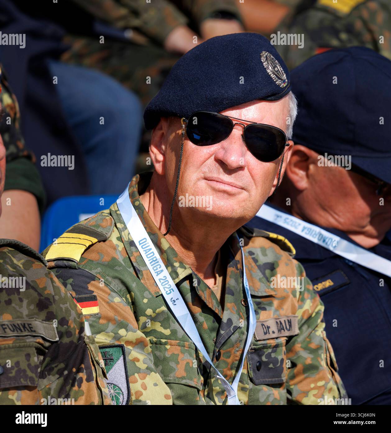 Vizeadmiral Thomas Daum, Inspekteur Cyber- und Informationsraum Rostock,  04.09.2025. Rostock Deutschland *** Vice Admiral Thomas Daum, Inspector  Cyber and Information Space Rostock, 04 09 2025 Rostock Germany Copyright:  xThomasxImox Stock Photo - Alamy