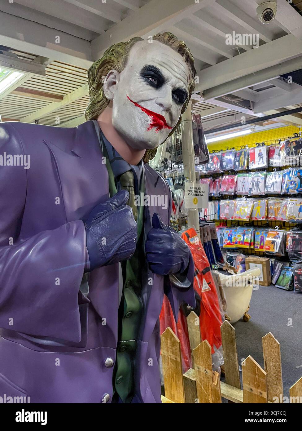 Abracadabra is a famous costume supply store located in the flat iron District, 2025, New York City, United States - Smartphone Captured Stock Image