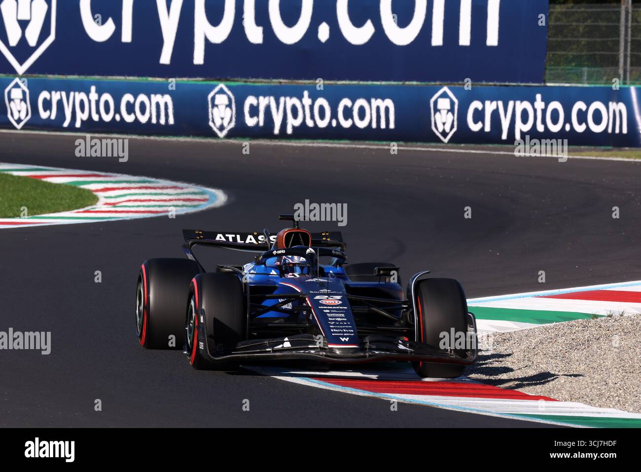 Alexander Albon of Williams Racing on track during practice ahead of ...