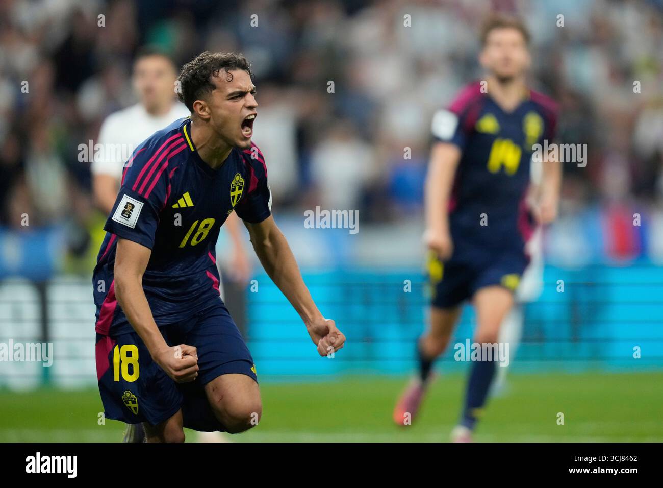 Sweden s Yasin Ayari Celebrates After Scoring During The World Cup sweden-s-yasin-ayari-celebrates-after-scoring-during-the-world-cup