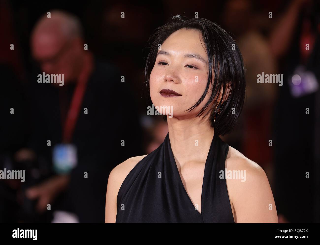 VENICE, ITALY - SEPTEMBER 05: Yun Huang attends the "Silent Friend" red ...