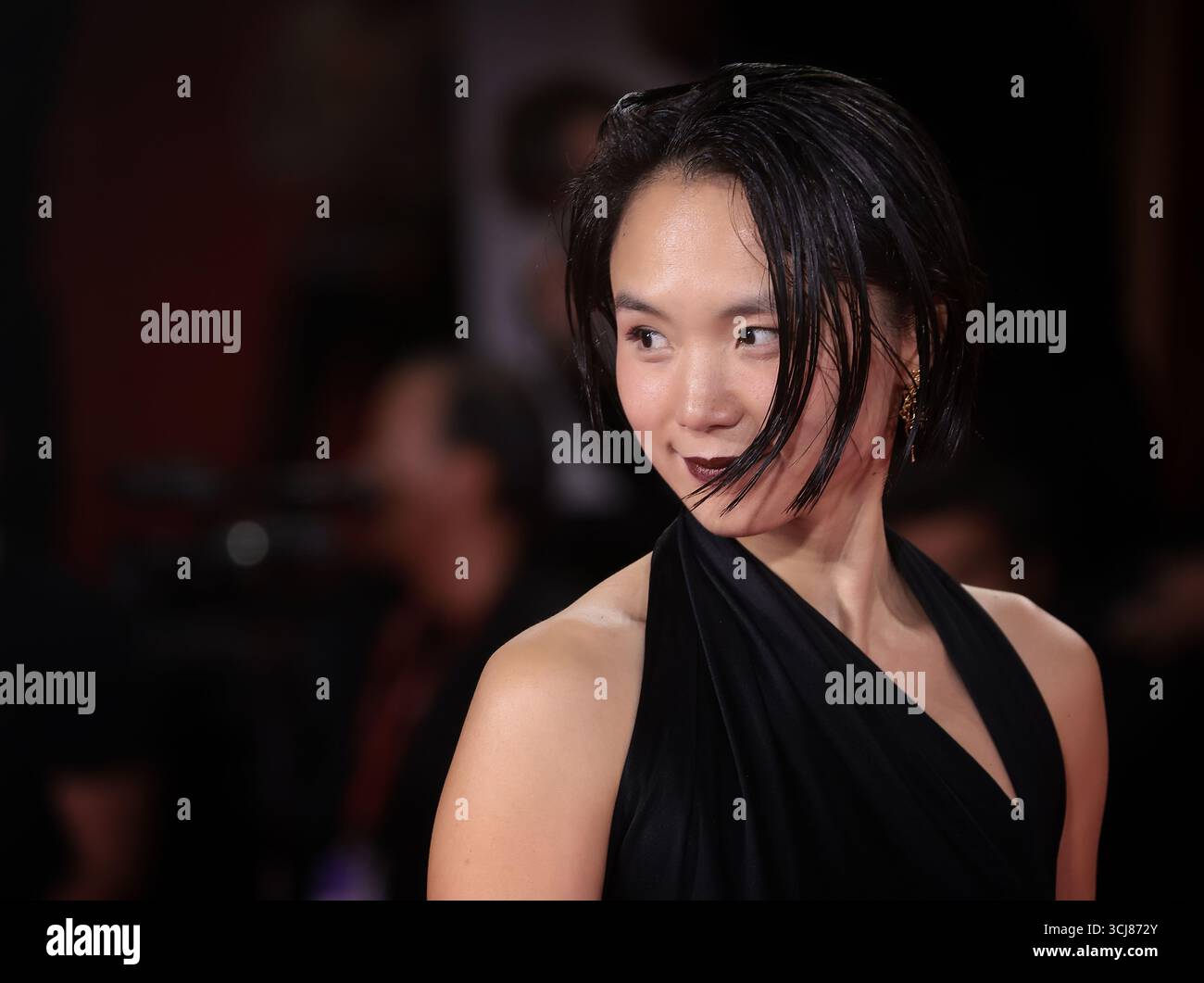 VENICE, ITALY - SEPTEMBER 05: Yun Huang attends the "Silent Friend" red ...
