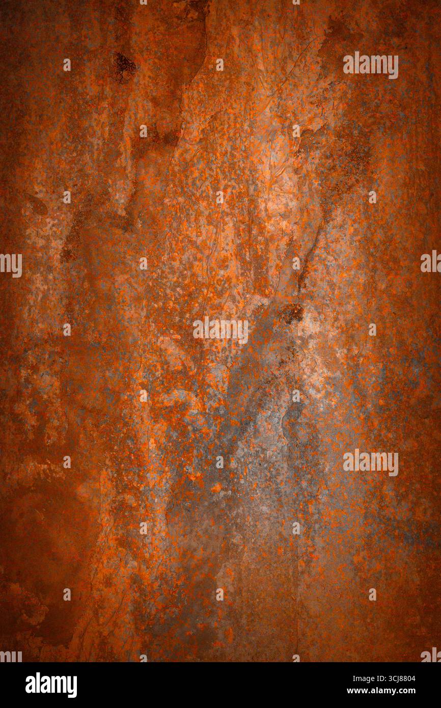 Painted background that is orange. Stock Photo