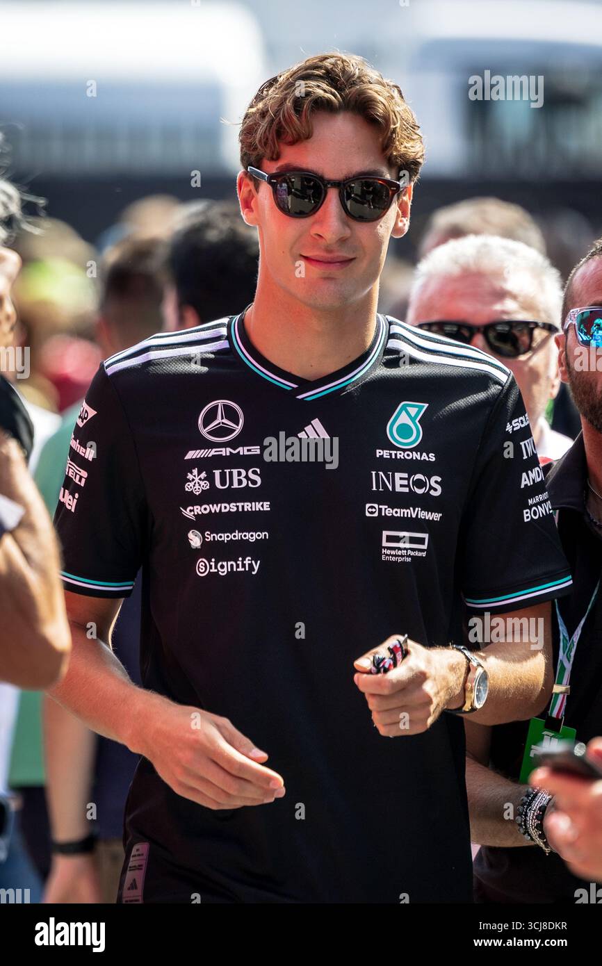 George Russell of Great Britain and Mercedes-AMG PETRONAS F1 Team ...