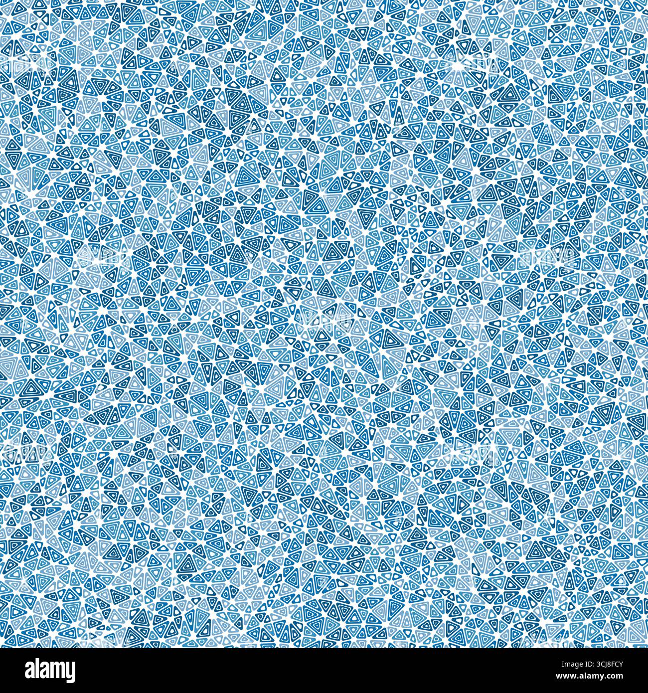 Background with triangles pattern. Tiny shape size. Multiple repeated inner triangles. Multiple colors style. Repeatable pattern. Classy vector tiles. Stock Vector