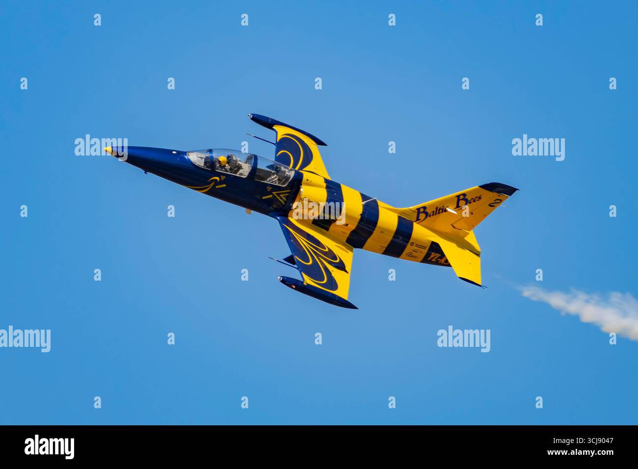Baltic Bees Jet Team at BIAS Air Show 2025 in Bucharest, Romania Stock ...