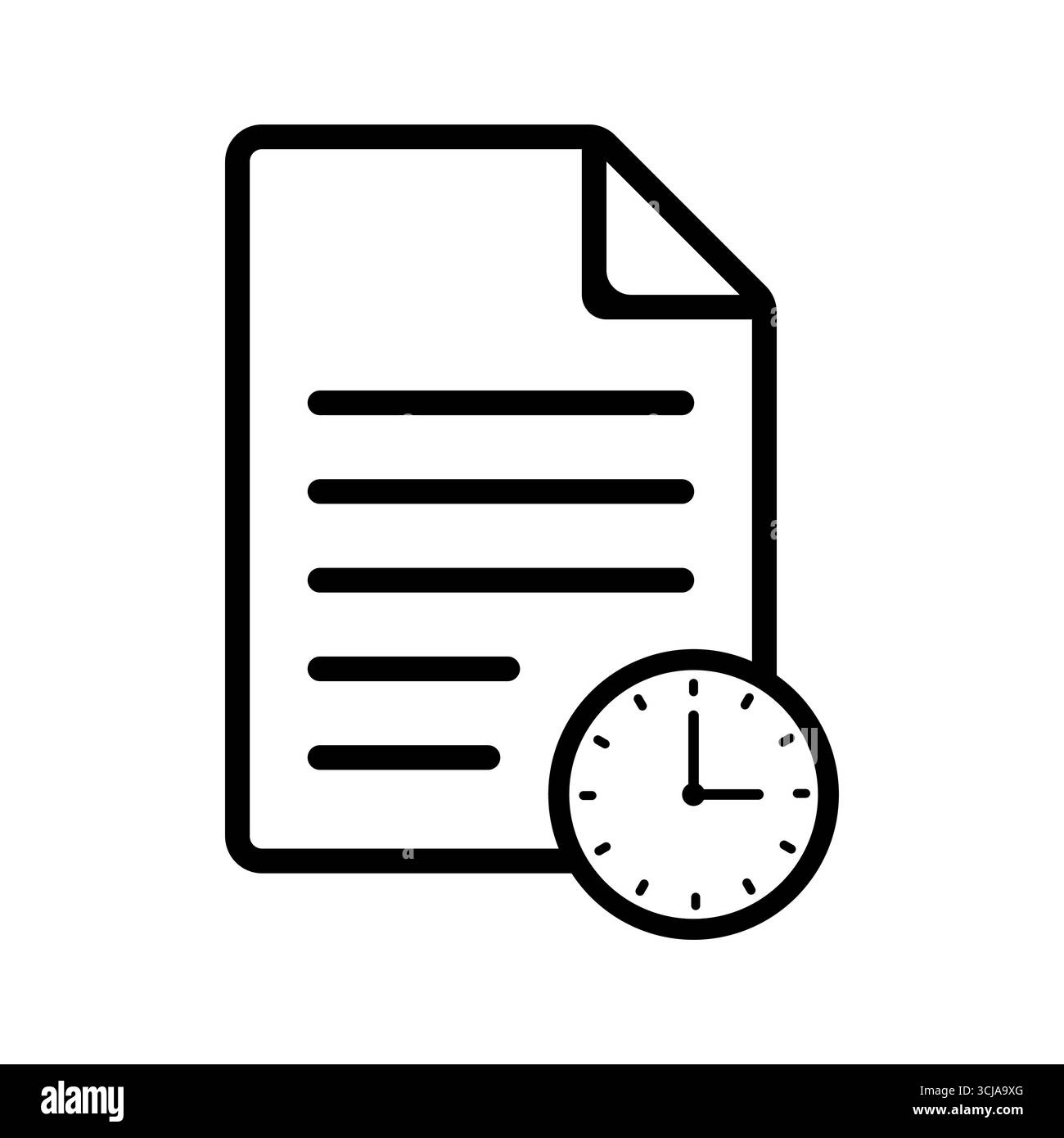 Checklist Clipboard Icon, Task List Vector Illustration, Black and ...