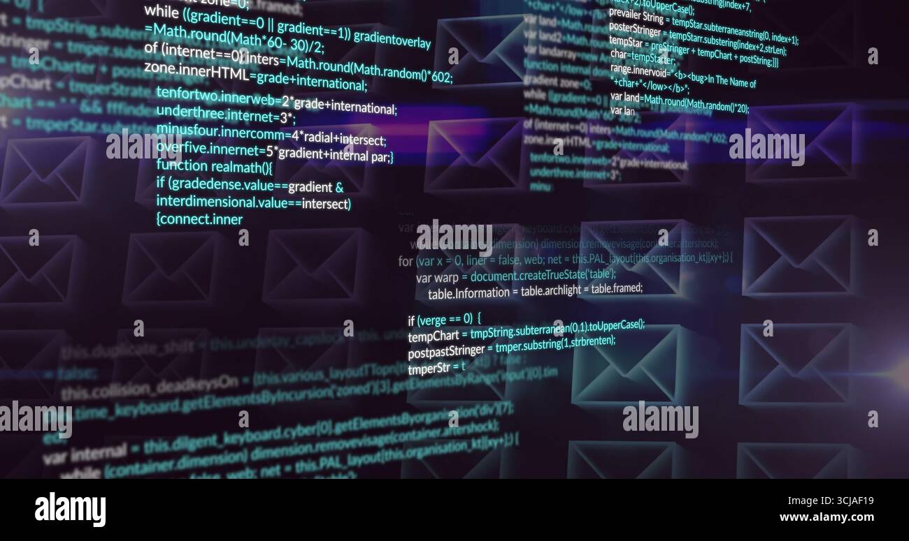 Displaying translucent code windows with code text on UI, featuring ...