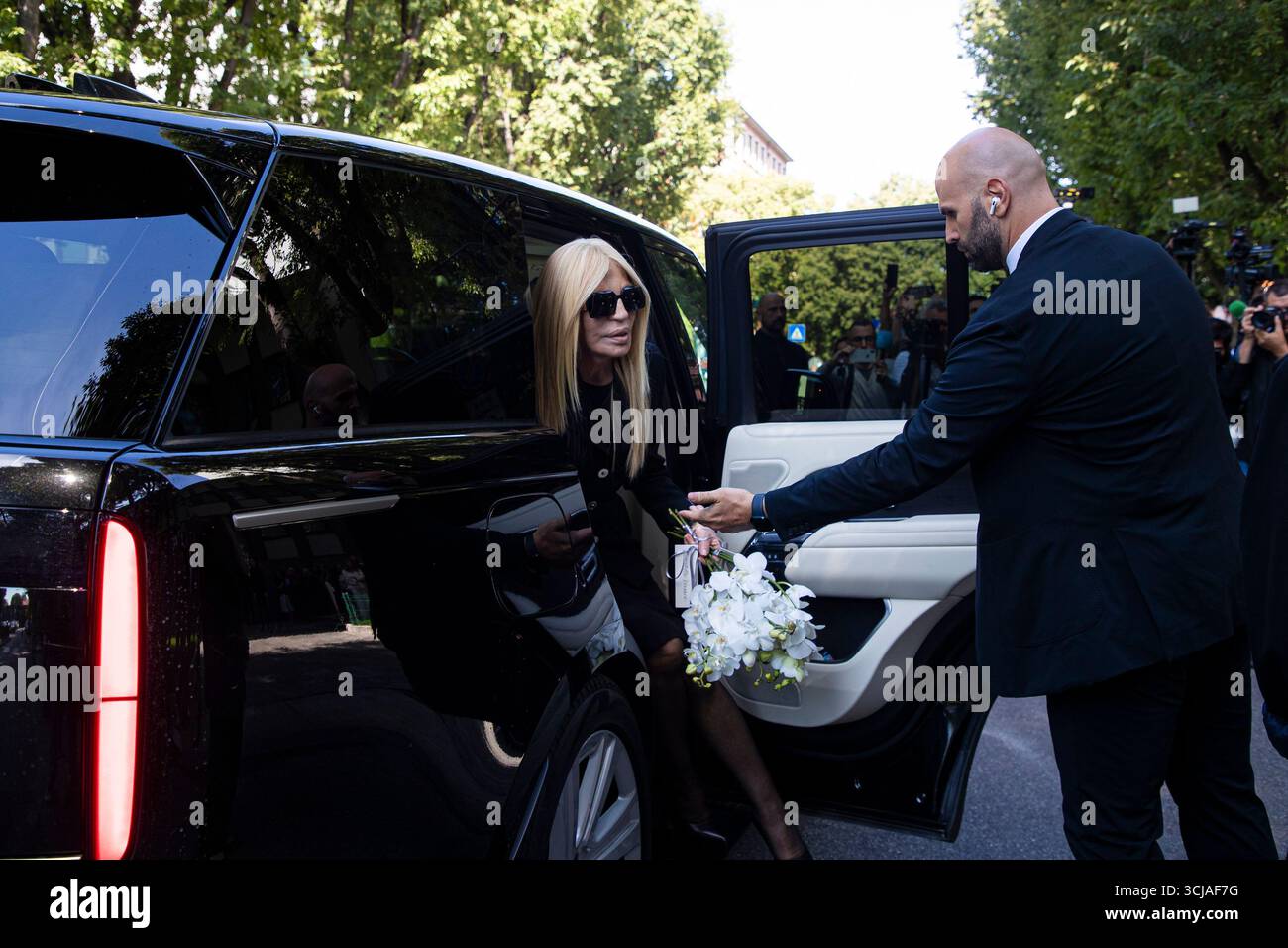 Nella foto Donatella VersaceMilano - Italia - Cronaca Sabato, 06 ...