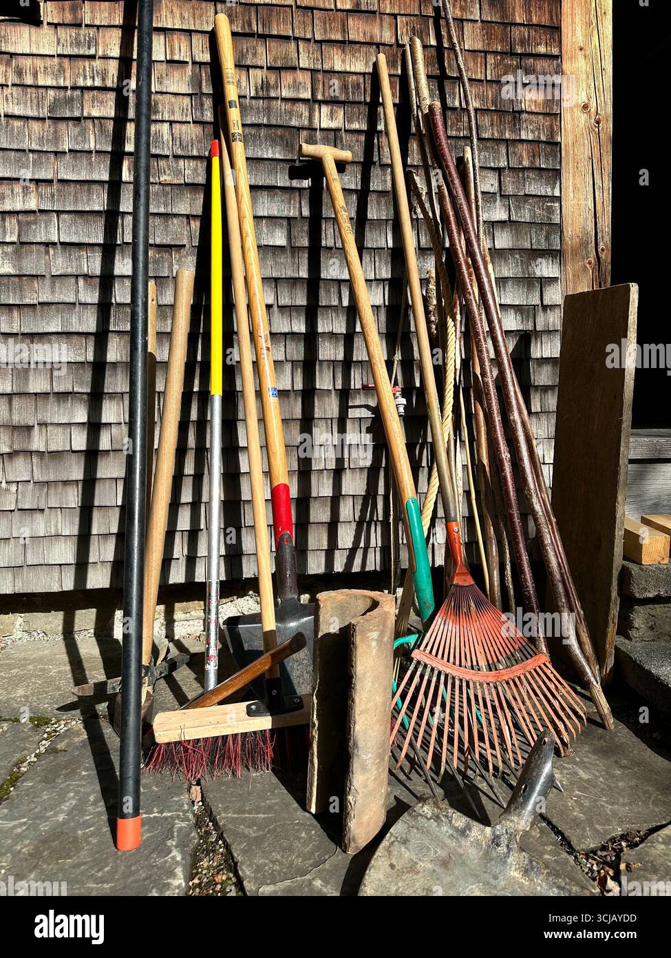 Assorted garden tools - Smartphone Captured Stock Image