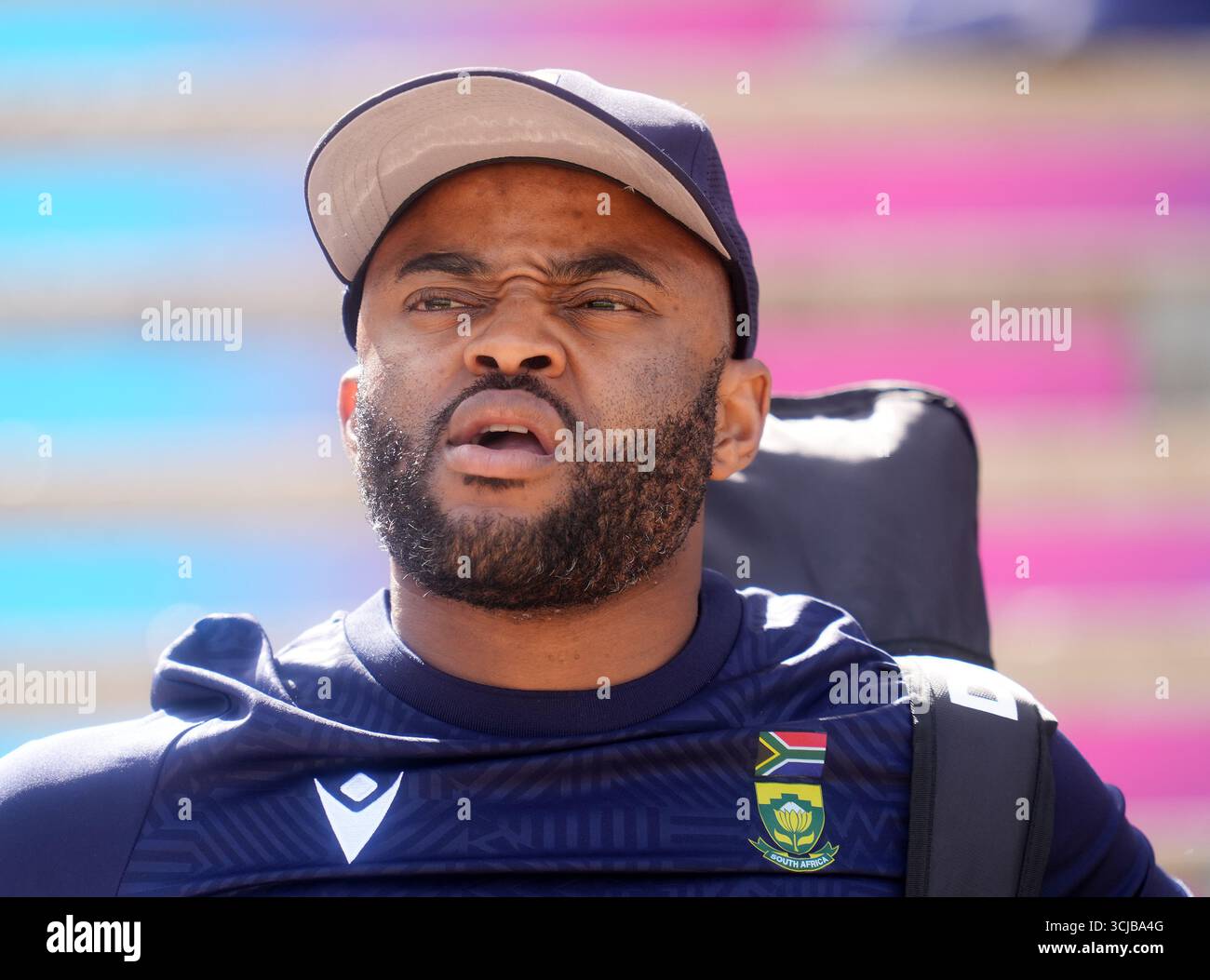 Kerr Temba South Africa's Captain Temba Bavuma during a nets session at the ...