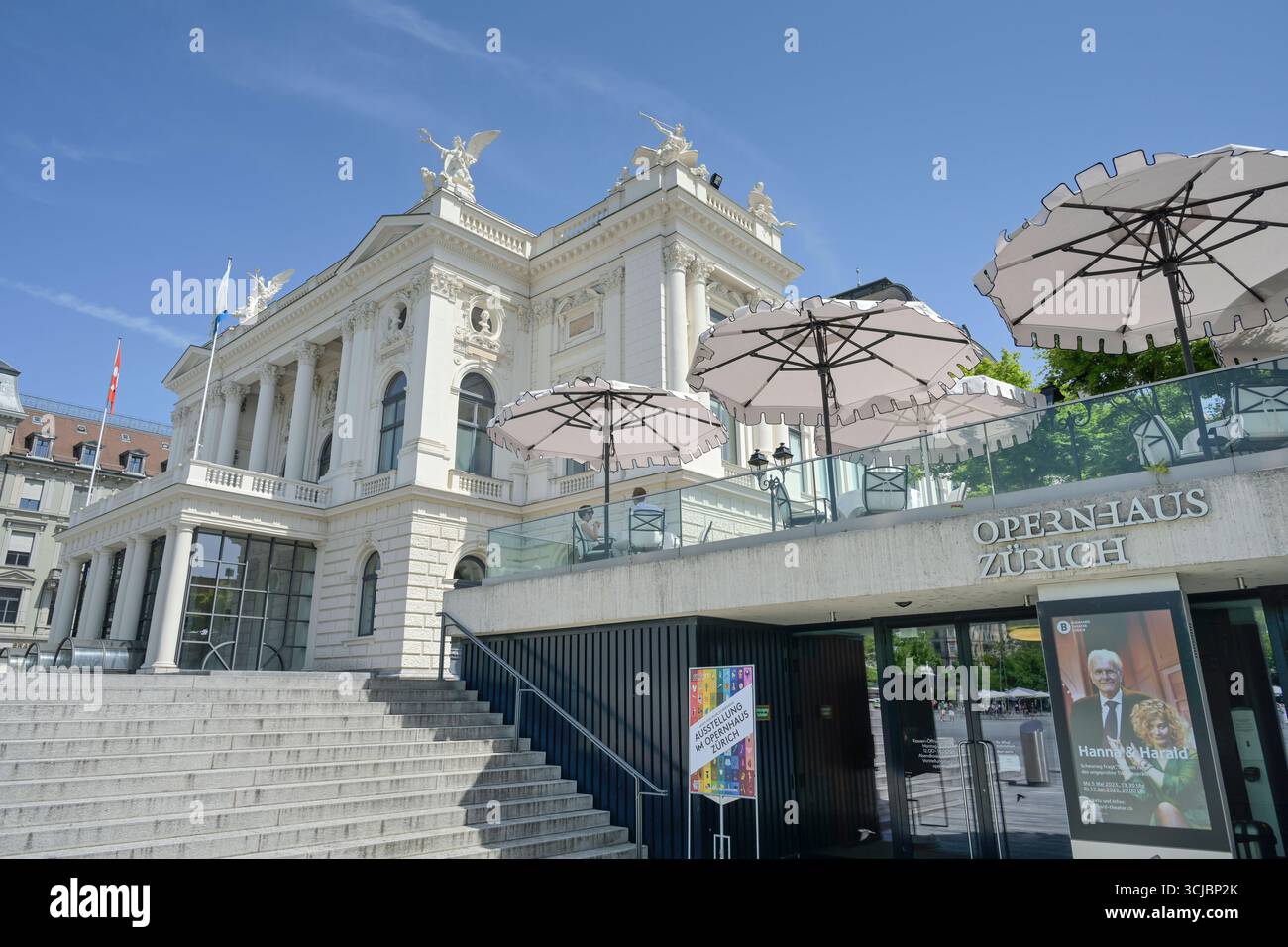 Opernhaus, Sechseläutenplatz, Zürich, Schweiz *** Opera House ...
