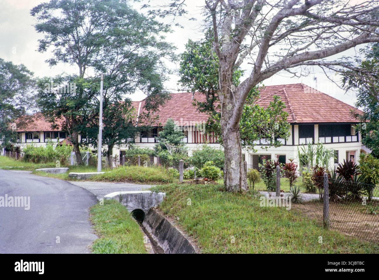 British colonial architecture of residential military buildings ...