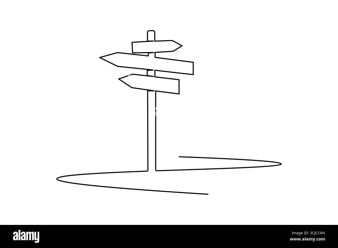 Hand drawn map directions hi-res stock photography and images - Alamy
