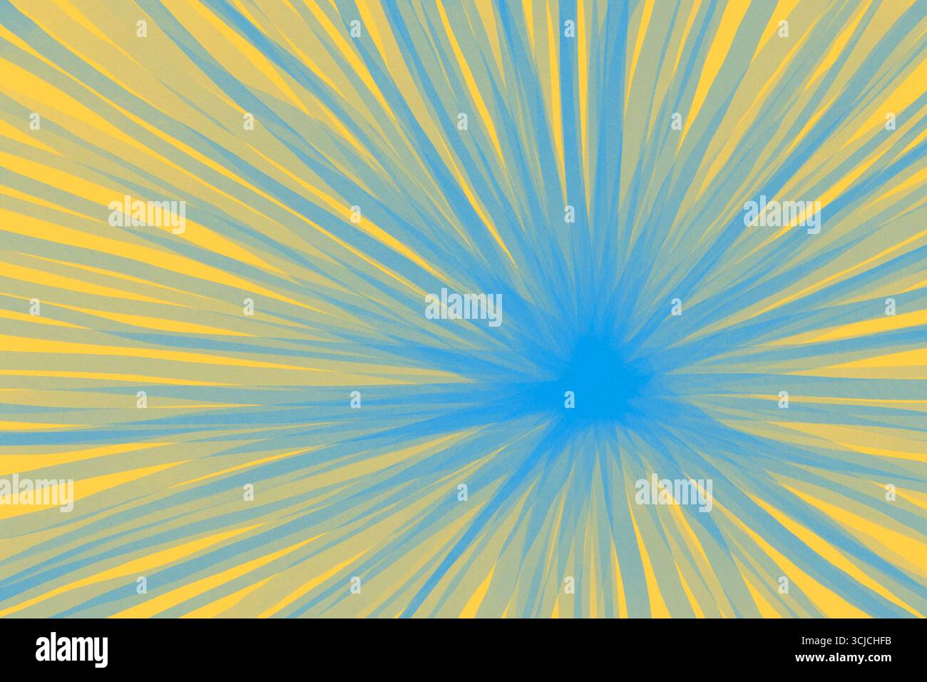 A dynamic abstract illustration showcasing blue and yellow hues with ...