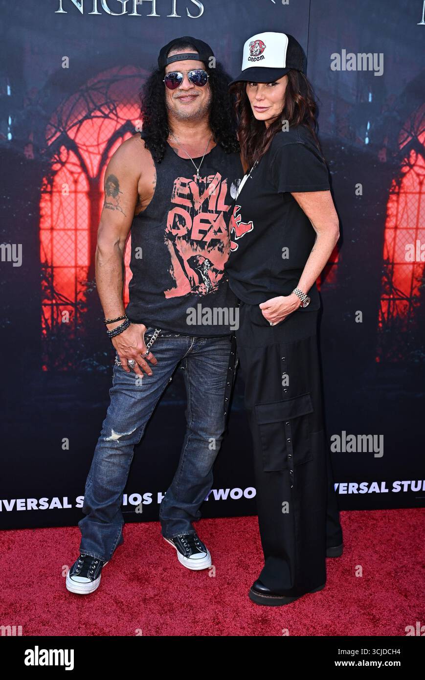 Slash aka Saul Hudson and Meegan Hodges arriving to Universal Studios ...