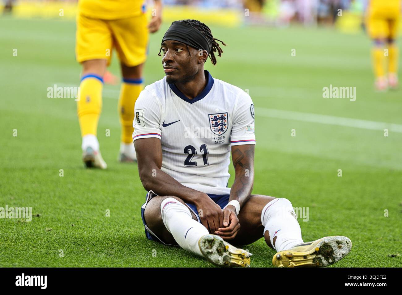 Noni Madueke 21 England In Action During The 2026 FIFA World Cup 