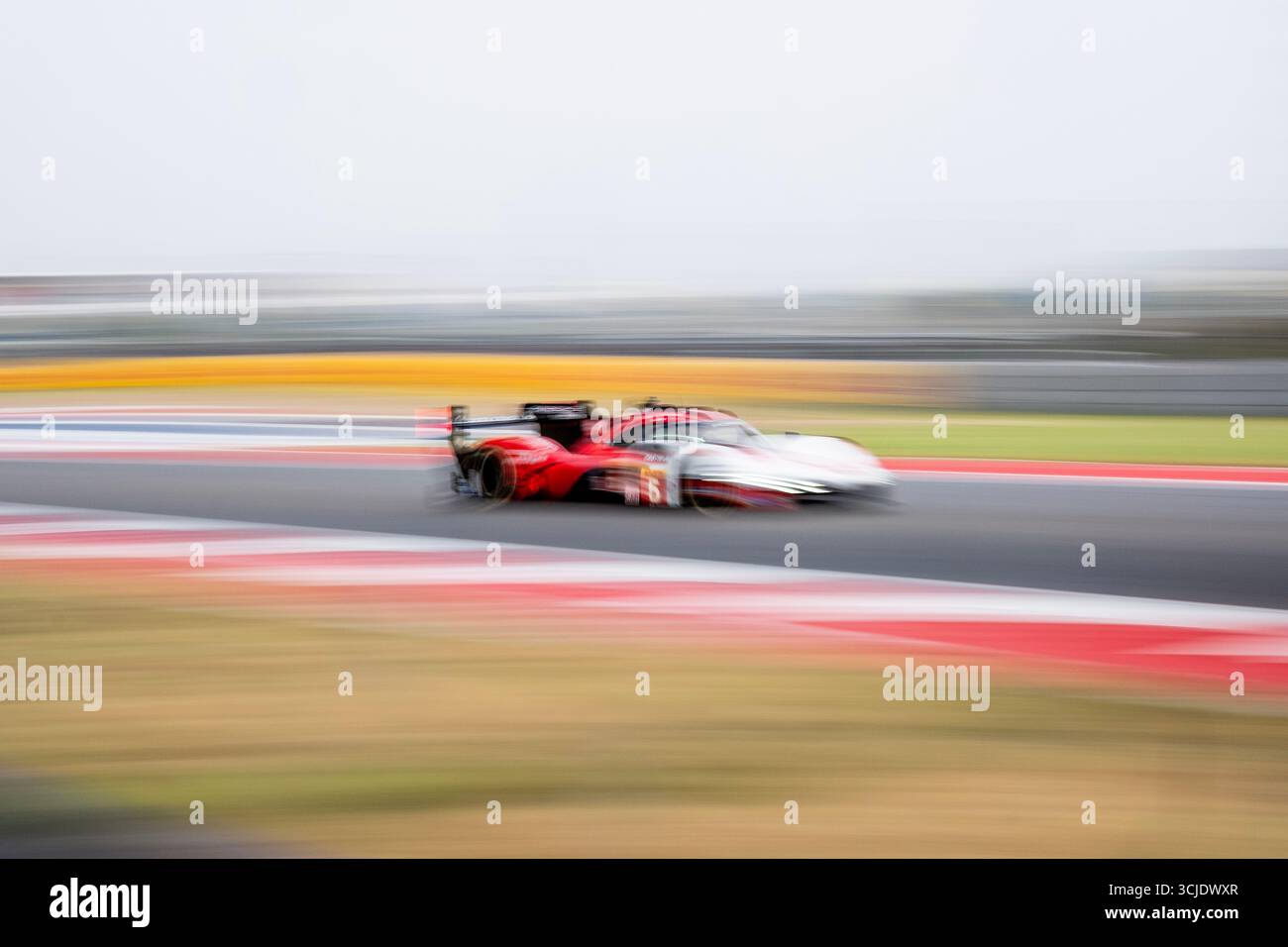 The Americas. 6th Sep, 2025. Julien Andlauer (5) driver 1 and Michael Christensen driver 2, Mathieu Jaminet driver 3 in the Porsche 963 with Porsche Penske Motorsport, Qualifying session at the FIA World Endurance Championship at Circuit of The Americas. Austin, Texas. Mario Cantu/CSM(Credit Image: © Mario Cantu/Cal Sport Media). Credit: csm/Alamy Live News Stock Photo