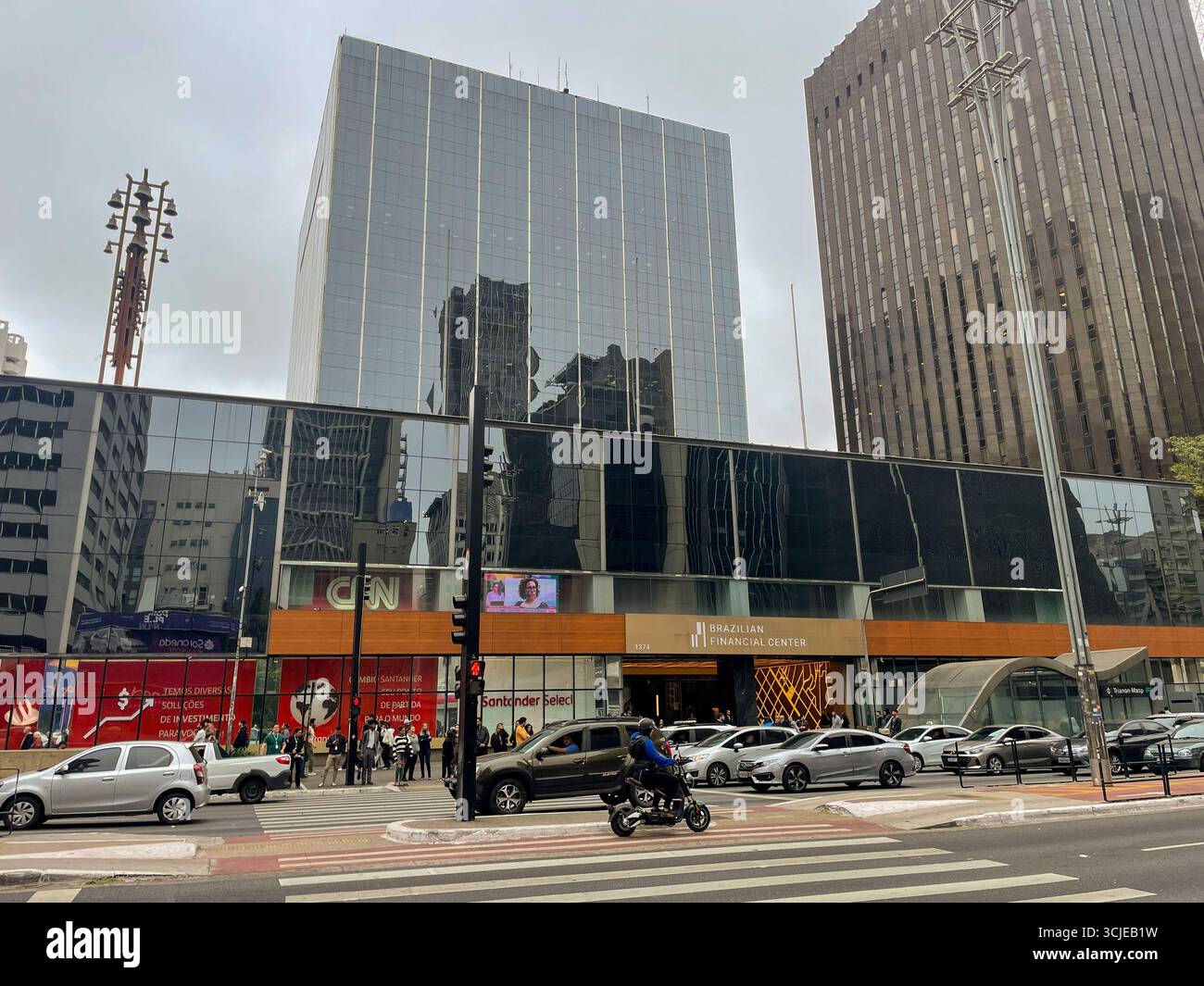 Brazilian Financial Center. Paulista Avenue. Sao Paulo, Brazil. Aug 26 ...