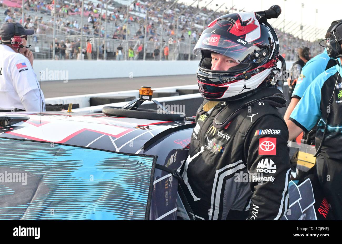 MADISON, IL - SEPTEMBER 06: Tyler Reddick (#45 23X1 Racing Jordan Brand ...