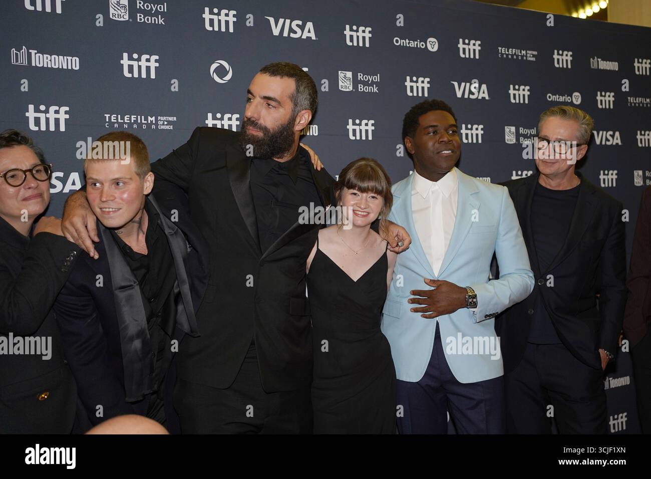 Sam Croot (L-R) Yung Lean, Romain Gavras, Jade Croot, Sam Richardson, Robert ...