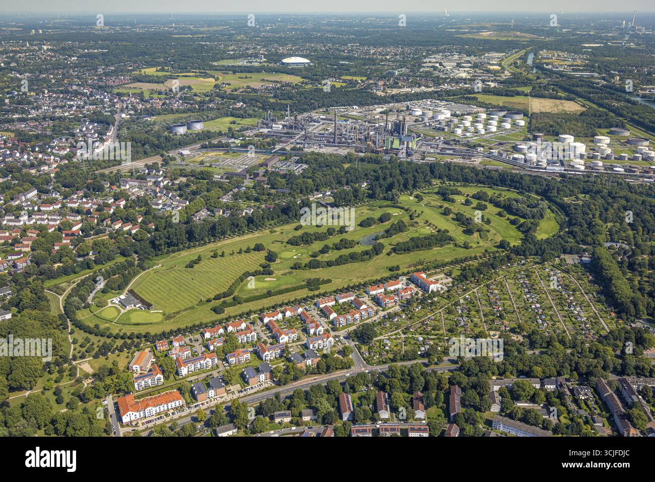 Pottgolf golf course Golfclub Schloss Horst, former racecourse, housing ...
