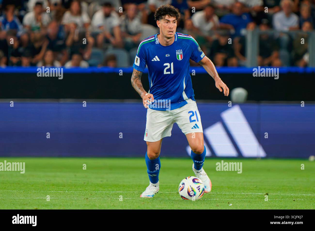 Alessandro Bastoni Of Italy During FIFA World CUP 2026 Alessandro Bastoni Of Italy During Fifa World Cup 2026 Round Italy Vs Estonia Fifa World Cup Match In Bergamo Italy September 05 2025 3CJFKJ7 