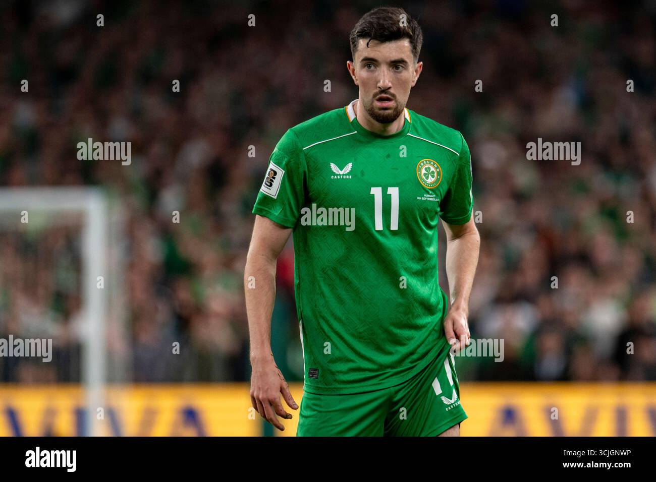 Finn Azaz of Ireland during the FIFA World Cup 2026 European Qualifier ...