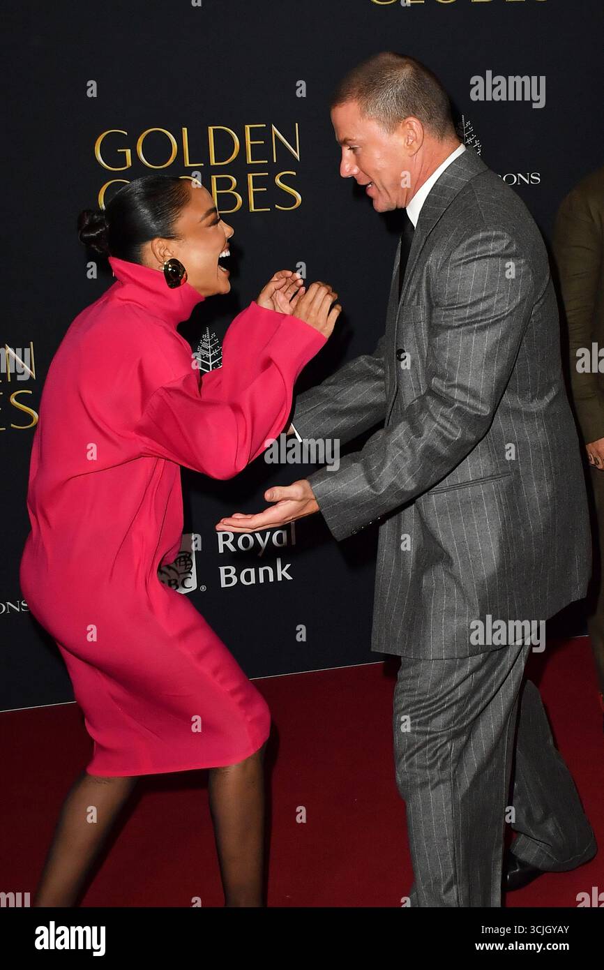 Tessa Thompson and Channing Tatum attend 