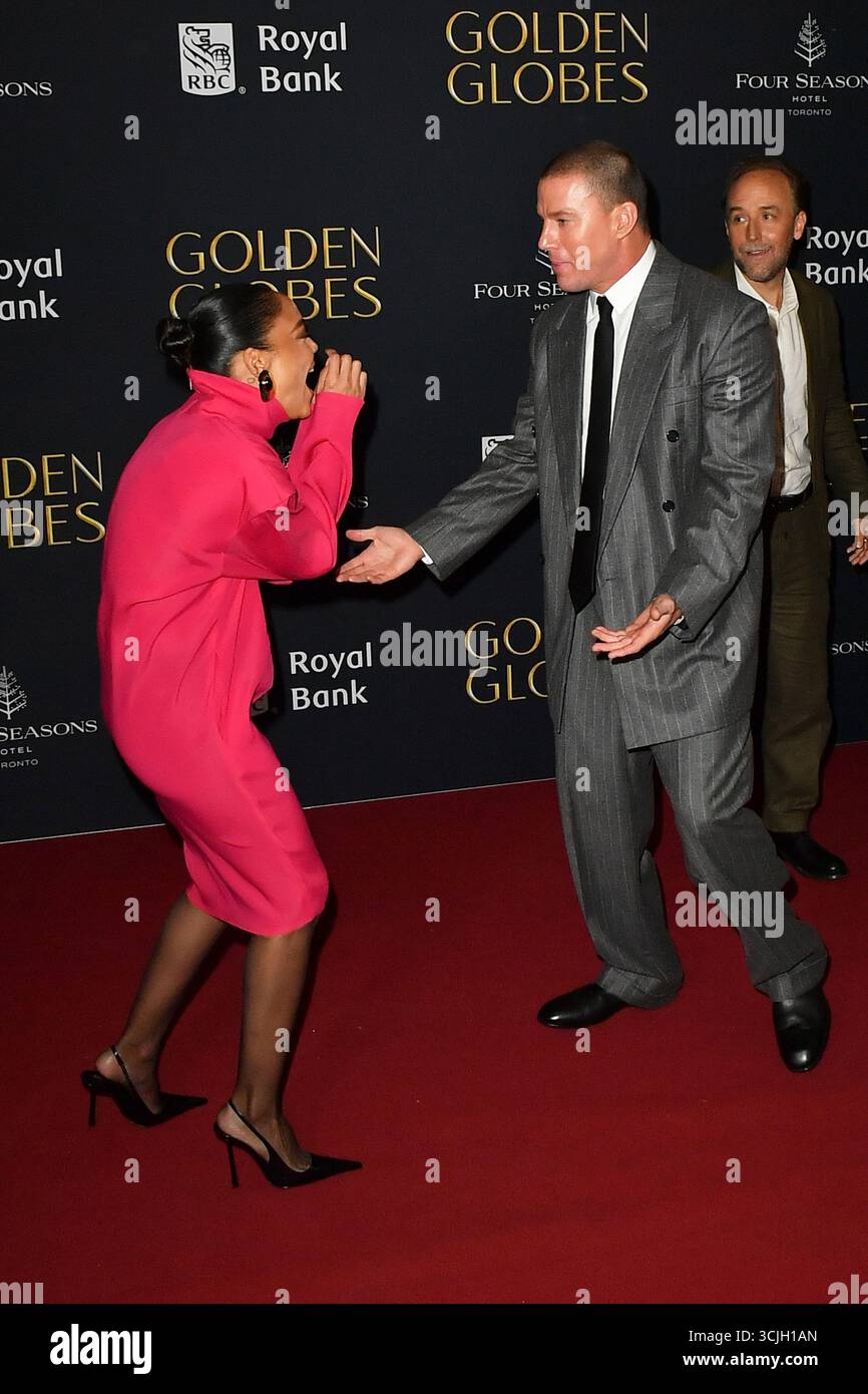 Tessa Thompson and Channing Tatum attend 