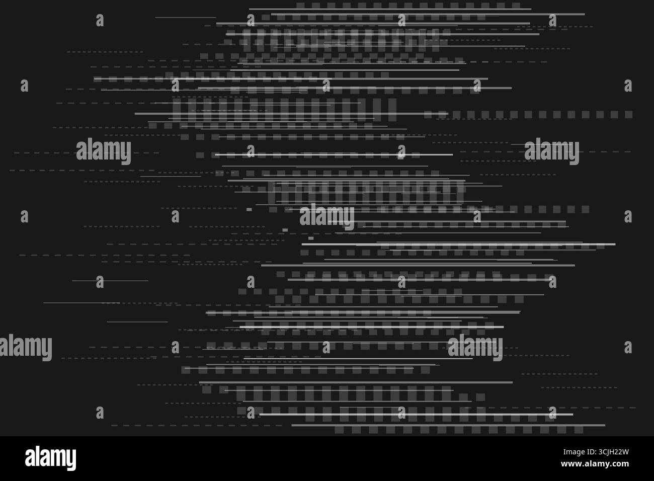 Glitch digital pixel noise, damage corrupted signal. Cyberpunk digital ...