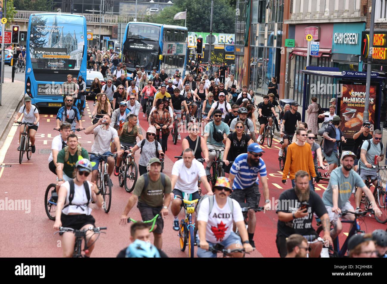 Portsmouth, Hampshire, UK. A Drum & Bass Bike Ride throughout ...