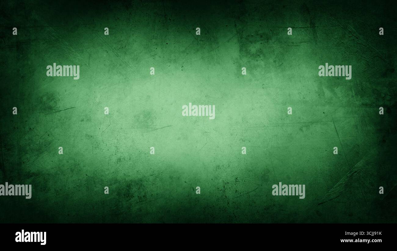 Green textured concrete wall background Stock Photo