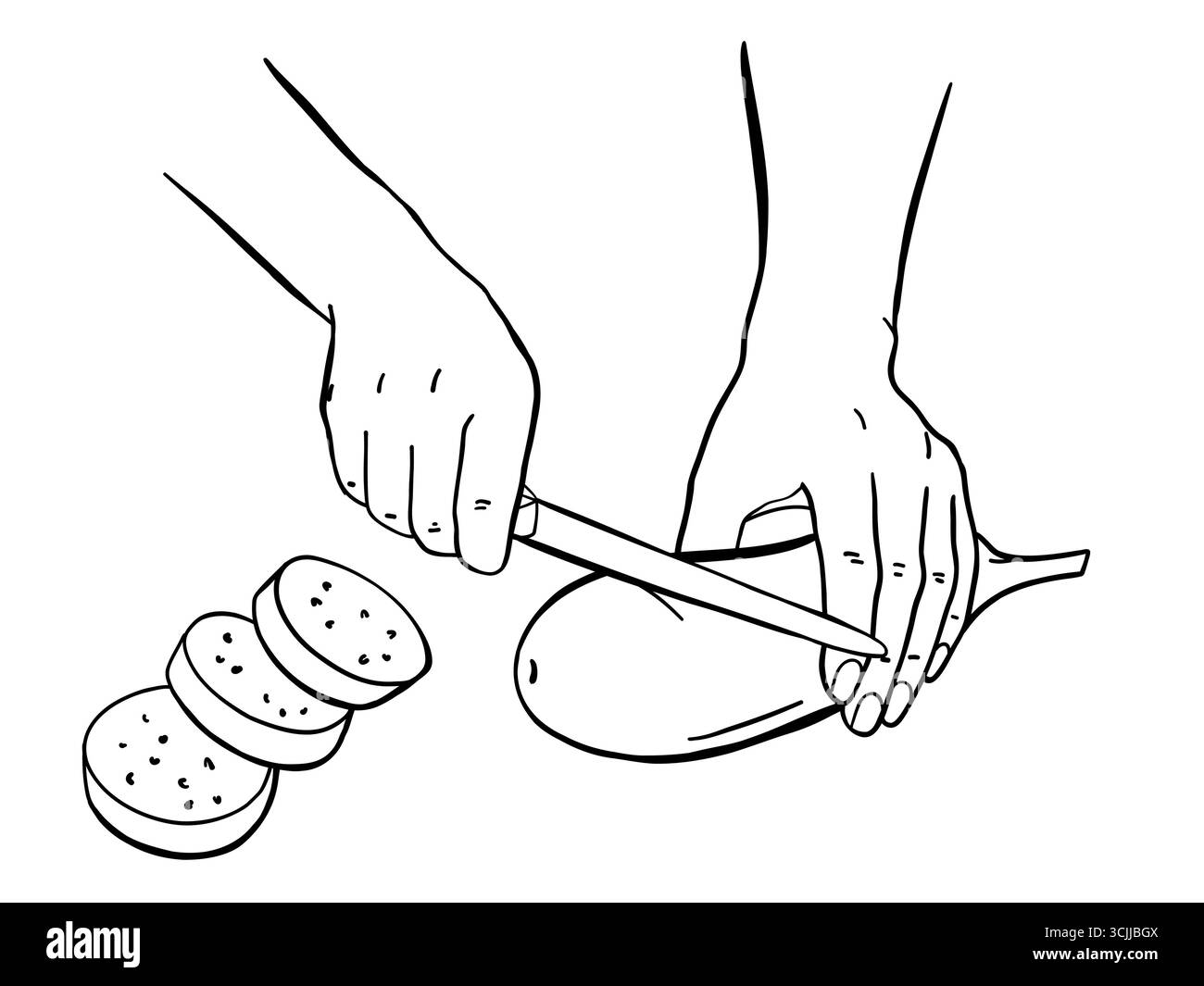 Traditional family cooking Stock Vector Images - Alamy