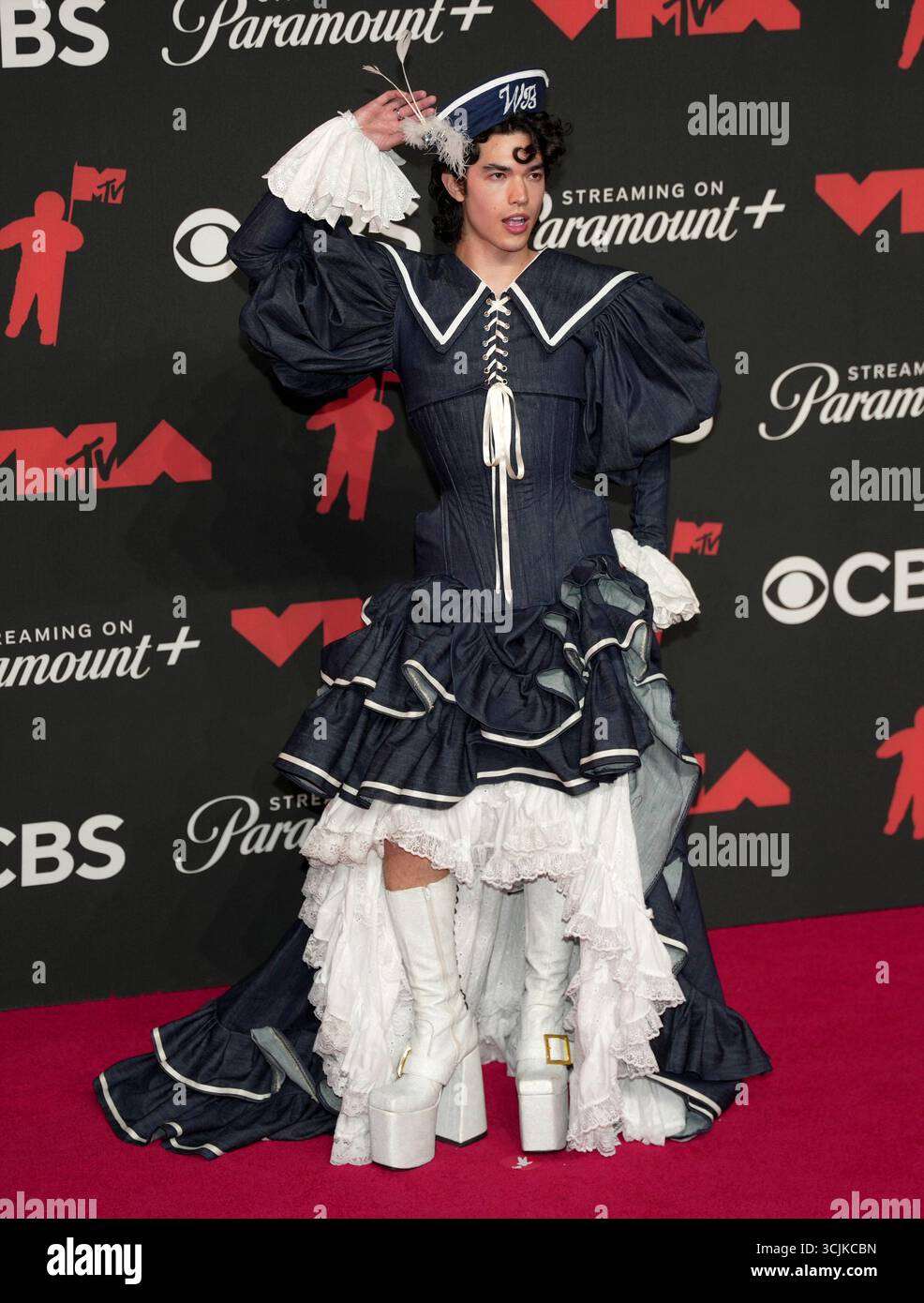 Conan Gray arrives on the red carpet at the 2025 MTV Video Music Awards ...