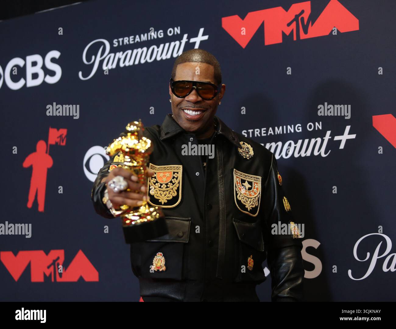 Elmont, United States. 08th Sep, 2025. Busta Rhymes arrives in the ...
