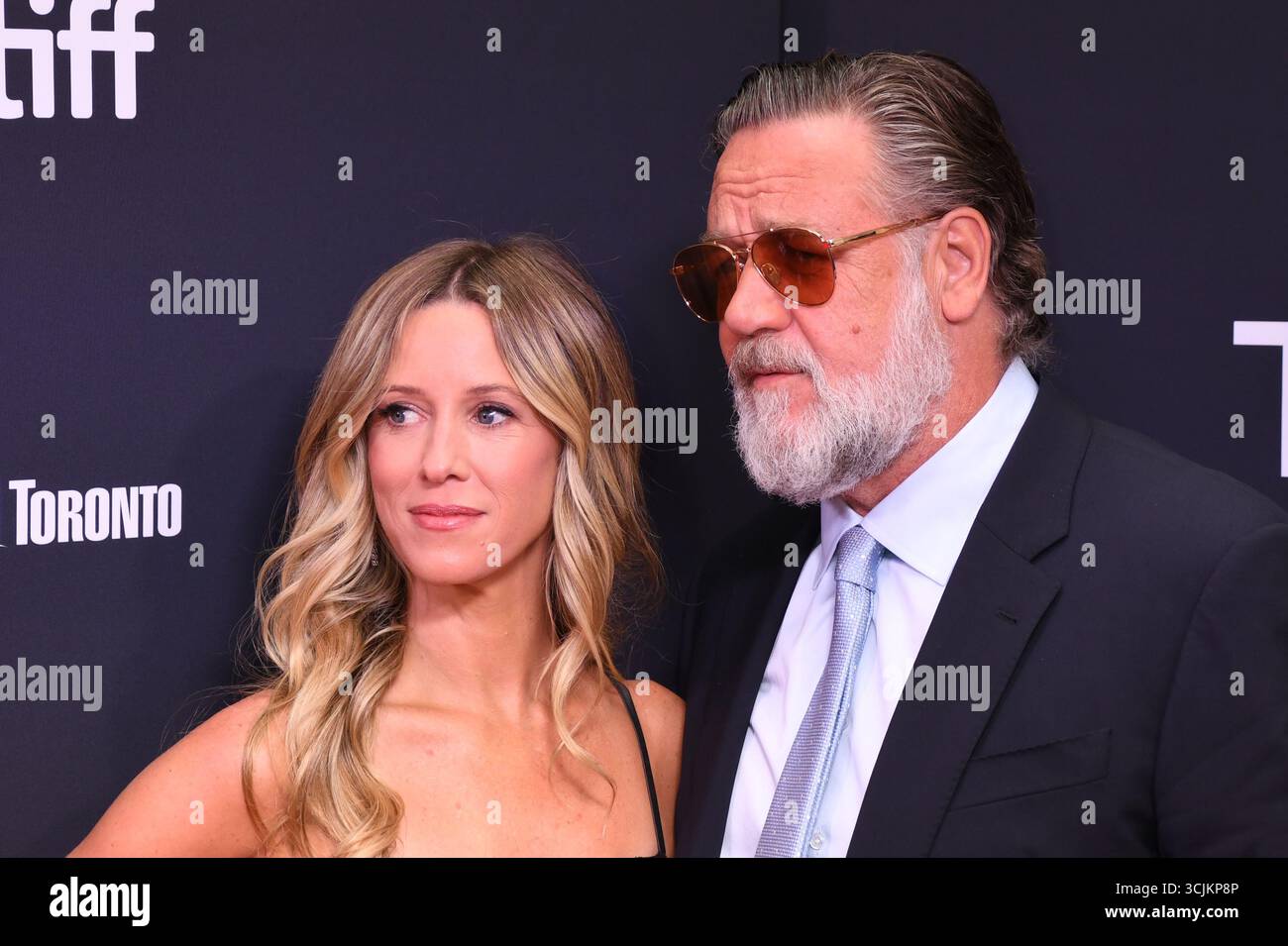 TORONTO, CA - SEPTEMBER 7: Britney Theriot and Russell Crowe at the ...