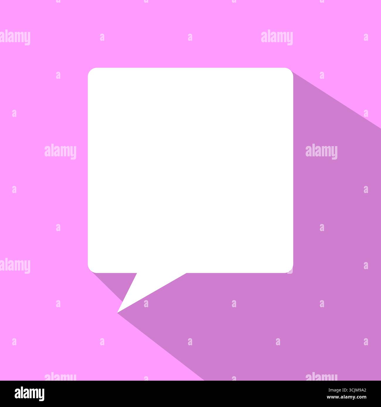Communication box icon. Speech dialog bubble. Chat message symbol. Vector flat illustration. EPS 10. Stock Vector