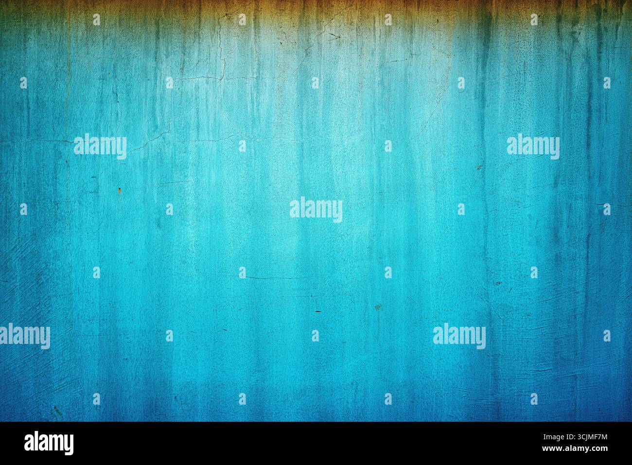 Concrete blue wall as grunge background and texture Stock Photo