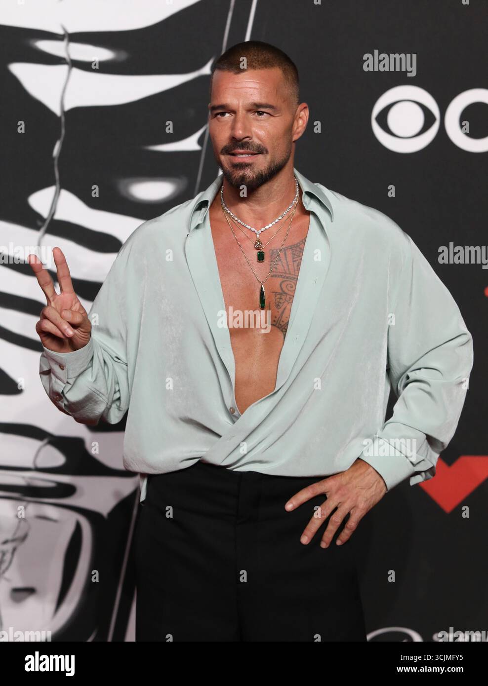 Ricky September Actor Ricky Martin attends the 2025 MTV Video Music Awards, VMAs, at UBS ...