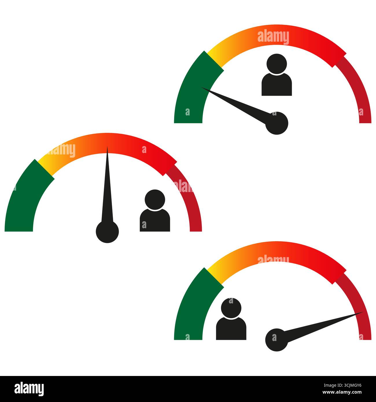 Performance Measure Vector Gauge meter dashboard. Performance level indicator. Vector measurement ...